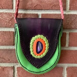 Wilderness Handmade in France Leather Boho Unique Crossbody